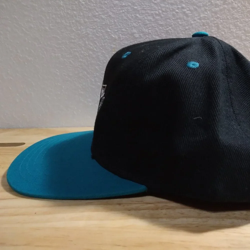Vintage Reebok San Jose Sharks NHL Snap Back Hat - Picture 2 of 8